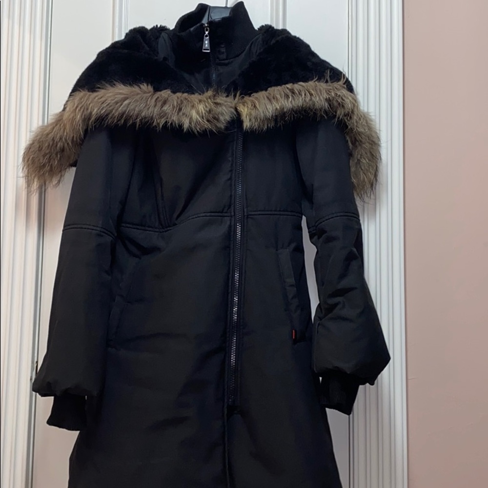 Sicily black winter coat